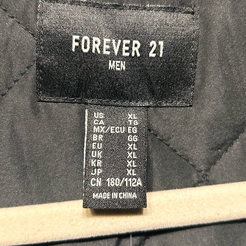 Forever 21 Black Puffer Jacket - Picture 3 of 4